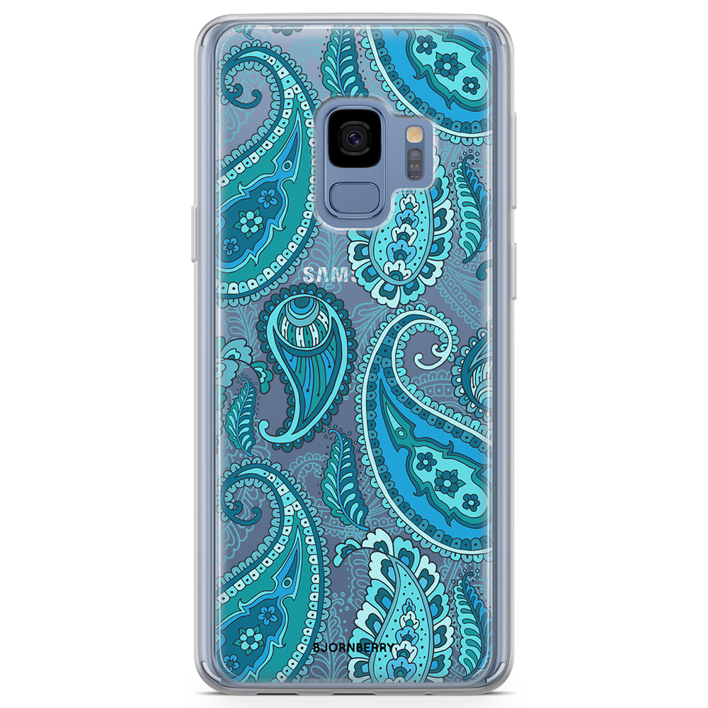 Samsung Galaxy S9 Fashion Case - Blue Paisley