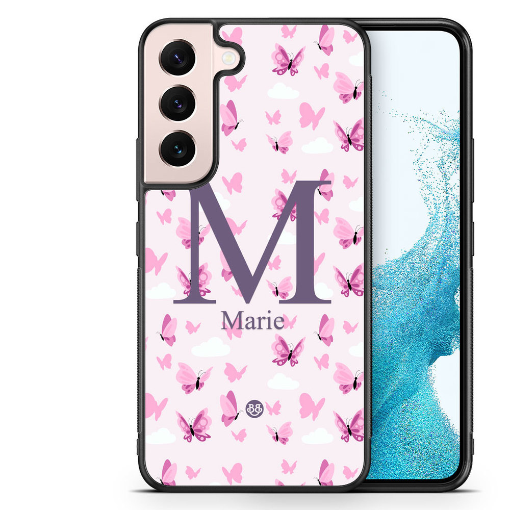 Samsung Galaxy S23 5G Custom Case - AWAKEN - Butterfly Pink