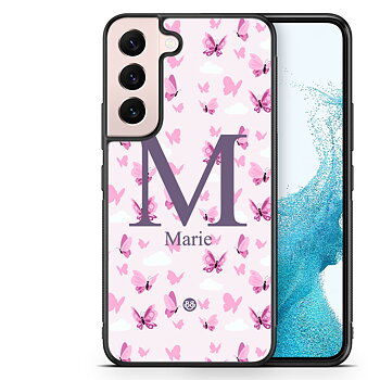 Samsung Galaxy S23 5G Custom Case - AWAKEN - Butterfly Pink