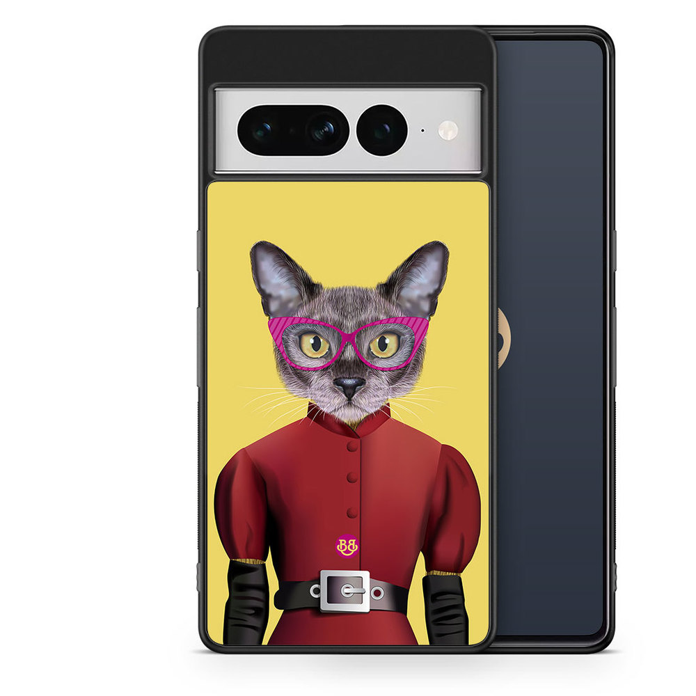 Google Pixel 7 Pro Case - Hipster Cat