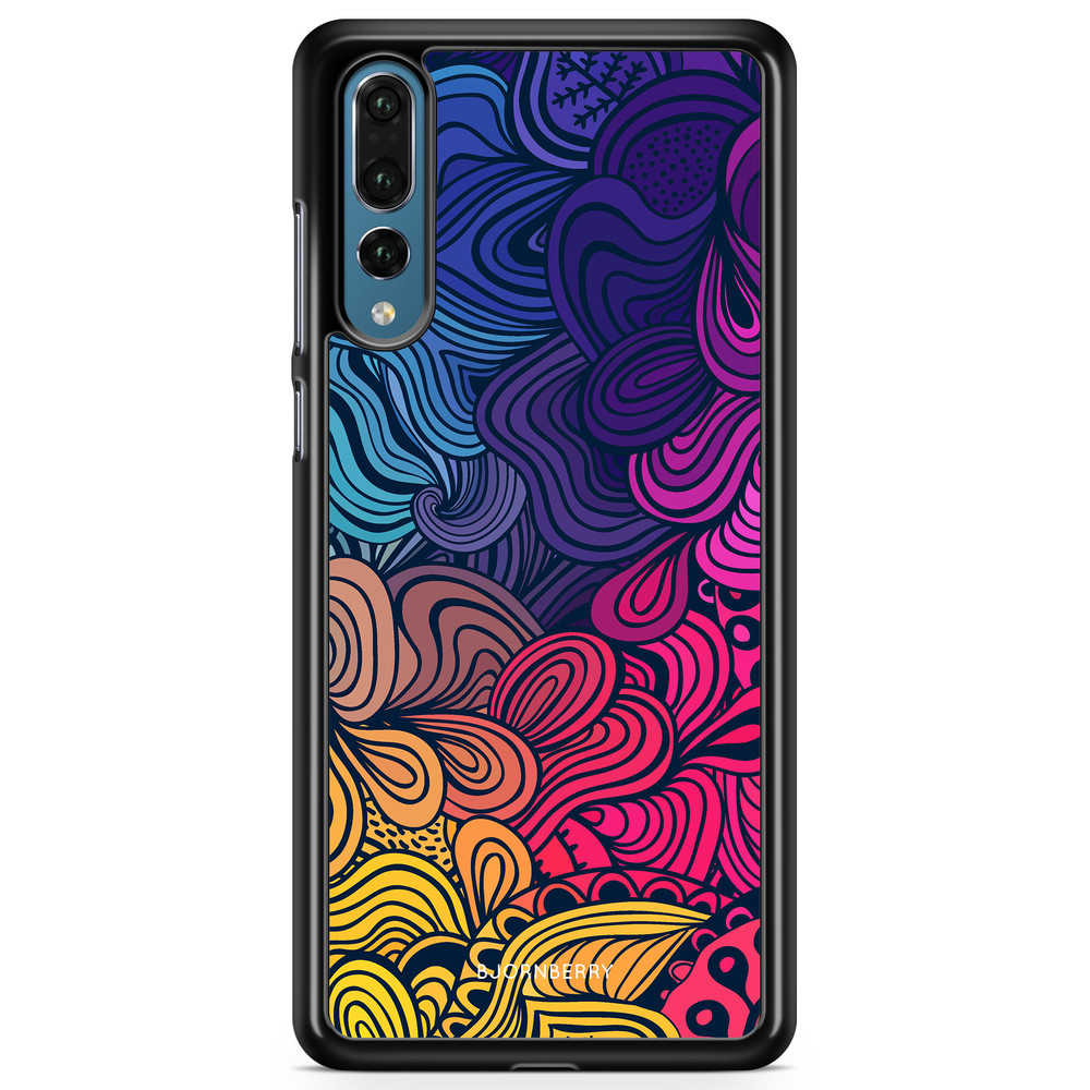 Huawei P20 Pro Case - Retro Flowers