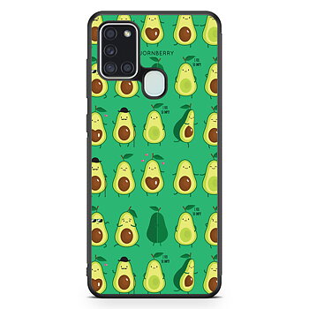 Samsung Galaxy A21s Skal - Avocado Mönster