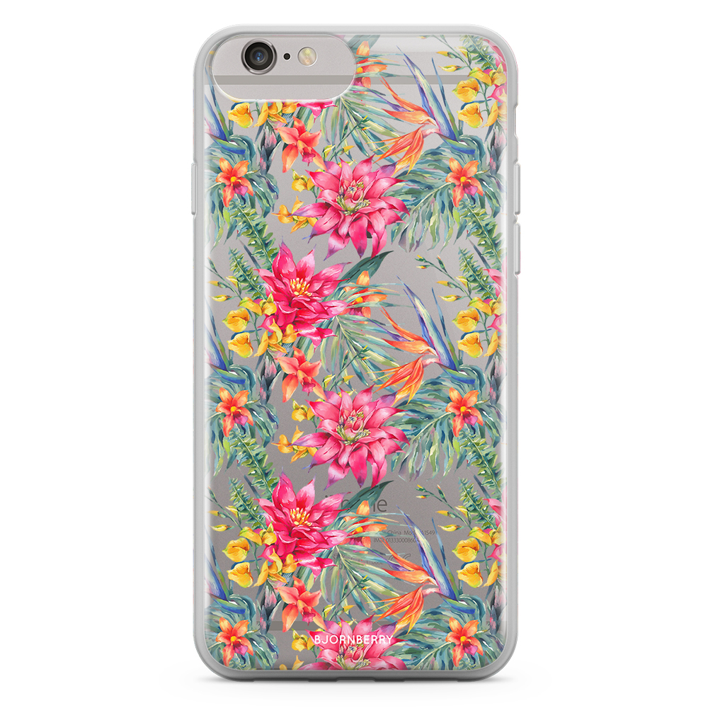 iPhone 6 Plus/6s Plus Fashion Skal - Exotiska Blommor