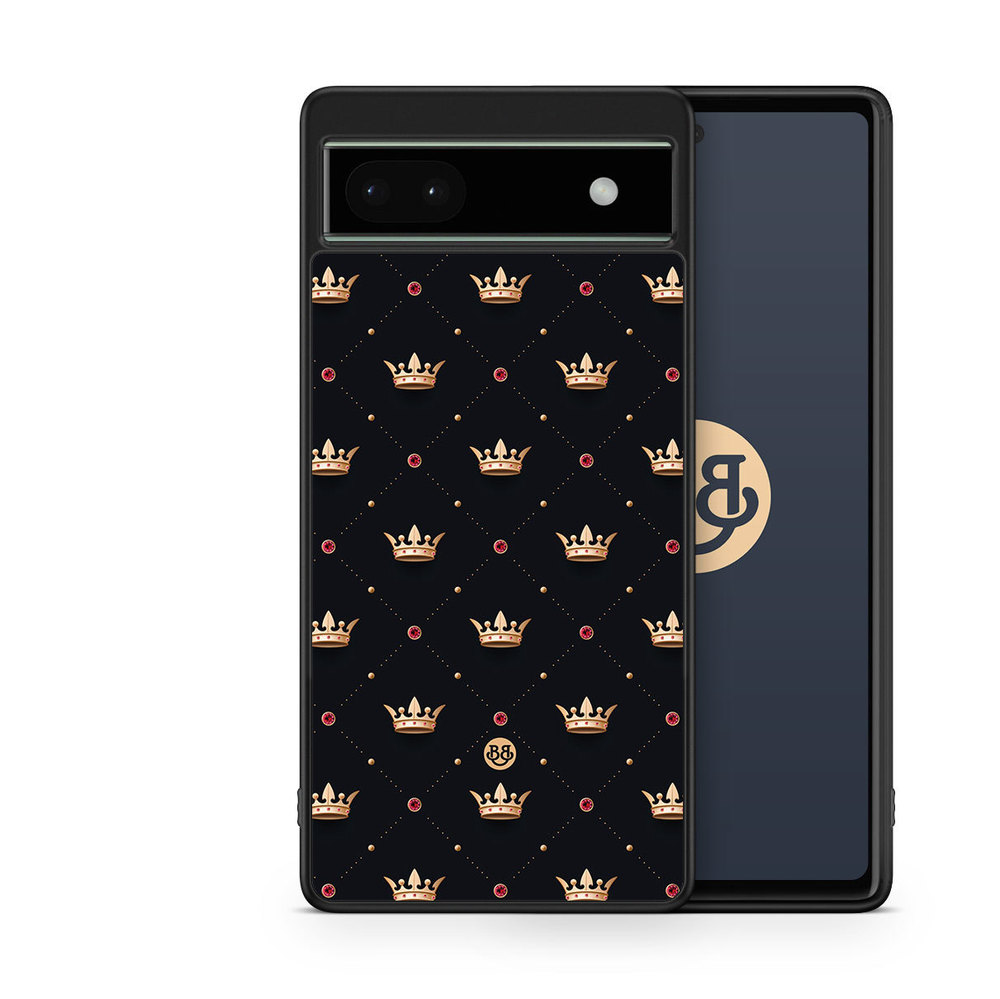 Google Pixel 6a Case - Golden Crowns
