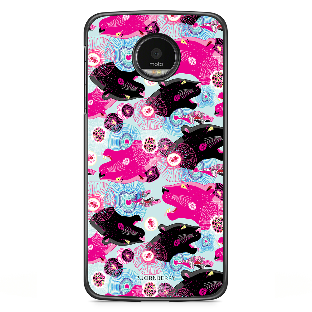 Motorola Moto G5S Plus Case - Panther Pattern