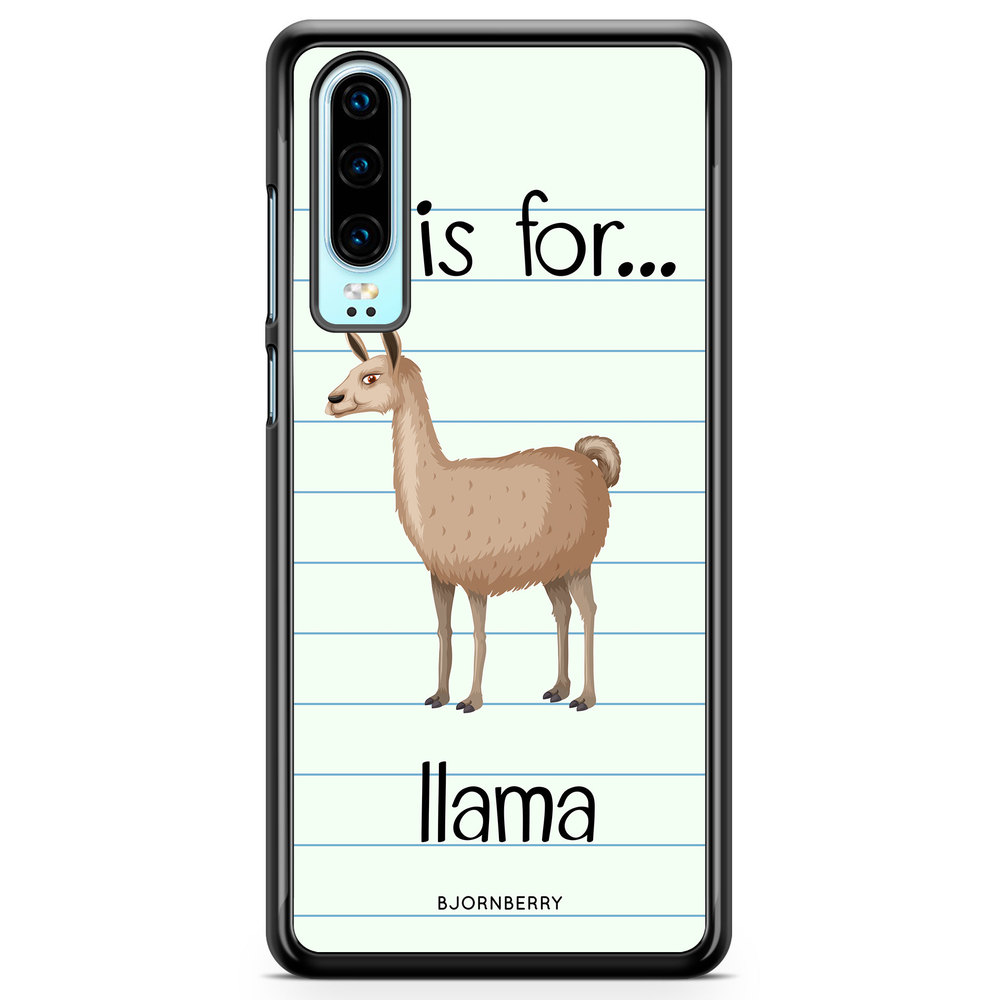 Huawei P30 Case - L Is For Llama