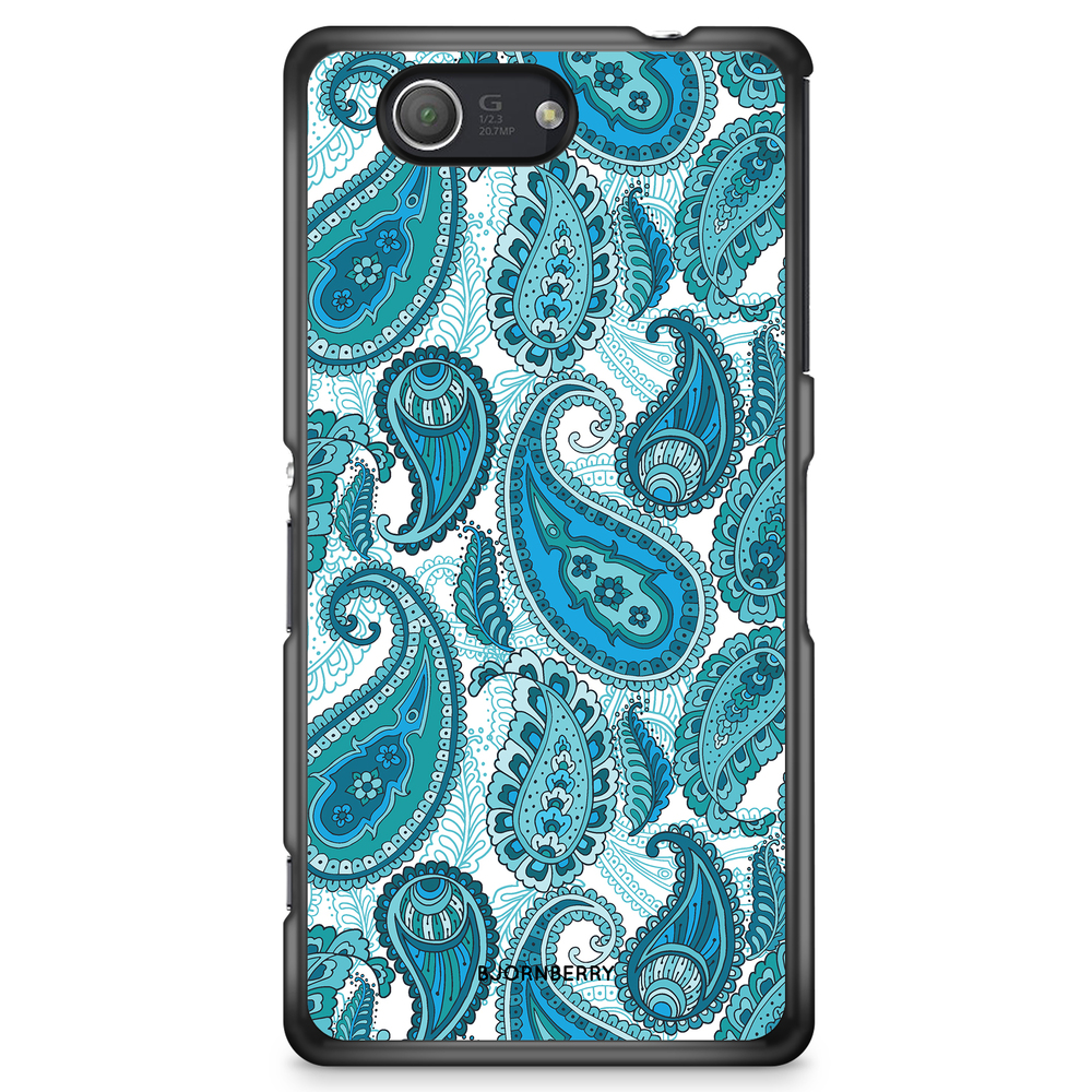 Sony Xperia Z3 Compact Case - Blue Paisley