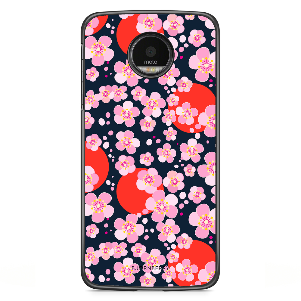 Motorola Moto G5S Plus Case - Japanese Flowers