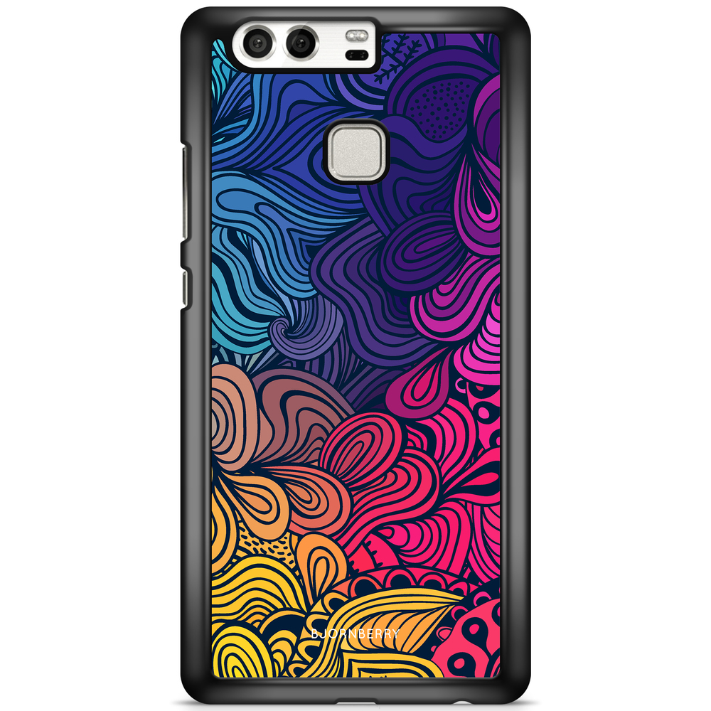 Huawei P9 Case - Retro Flowers