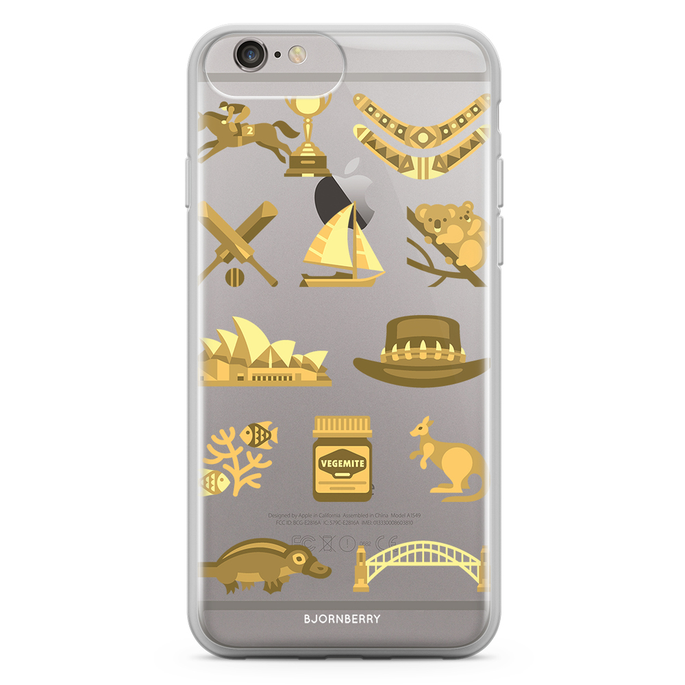 iPhone 6 Plus/6s Plus Fashion Case - Australian Pattern