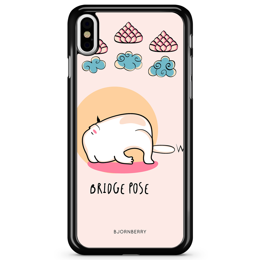 iPhone X / XS Case - Yoga Cat Bridge Pose
