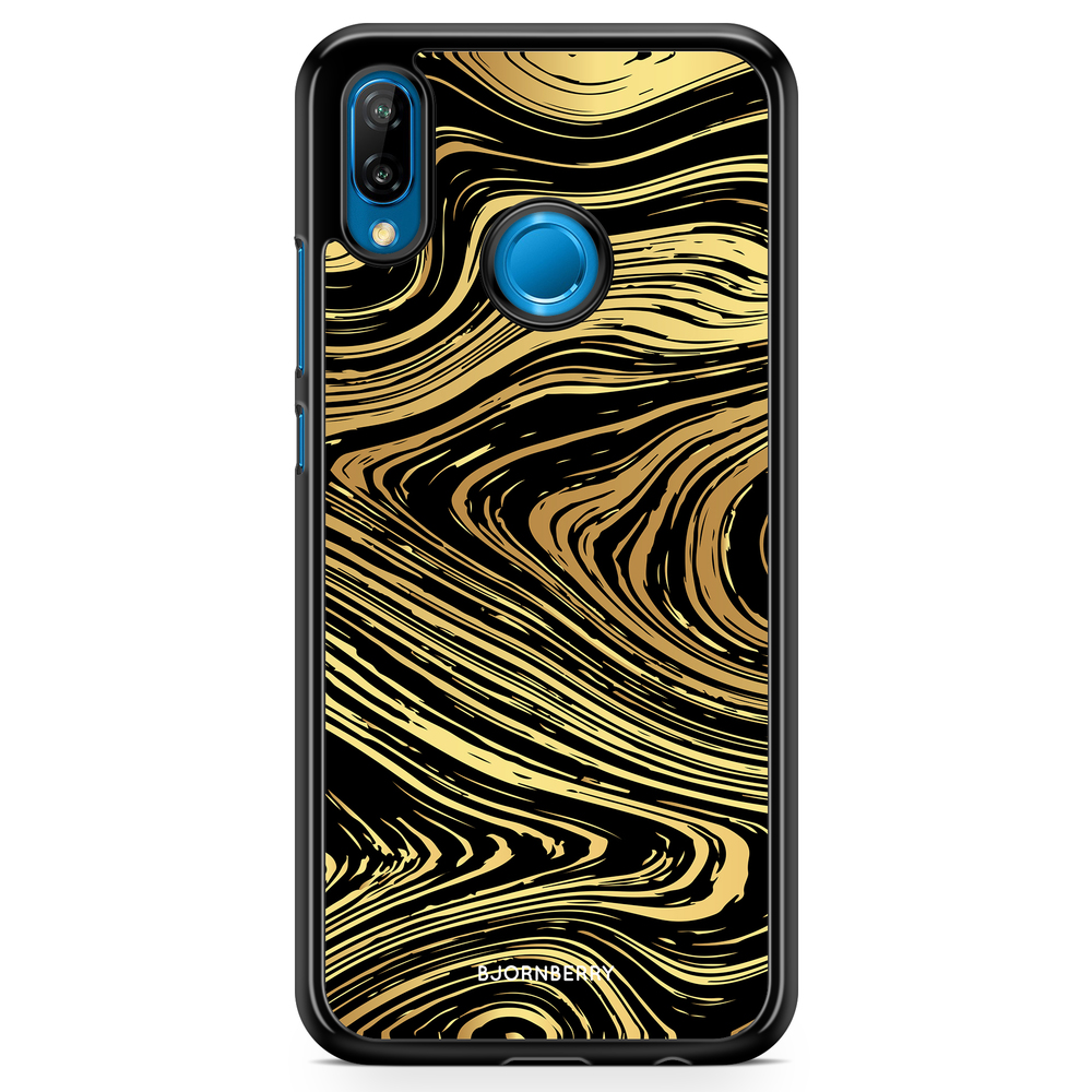 Huawei P20 Lite Case - Gold Marble