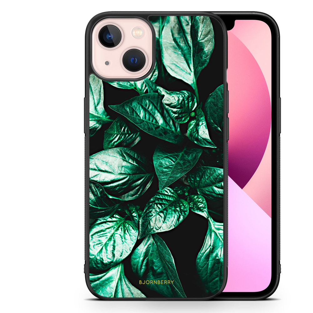 iPhone 13 Case - Green Leaves