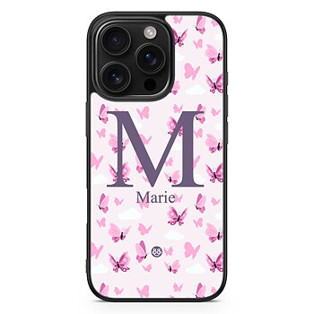 iPhone 16 Pro Custom Case - AWAKEN - Butterfly Pink