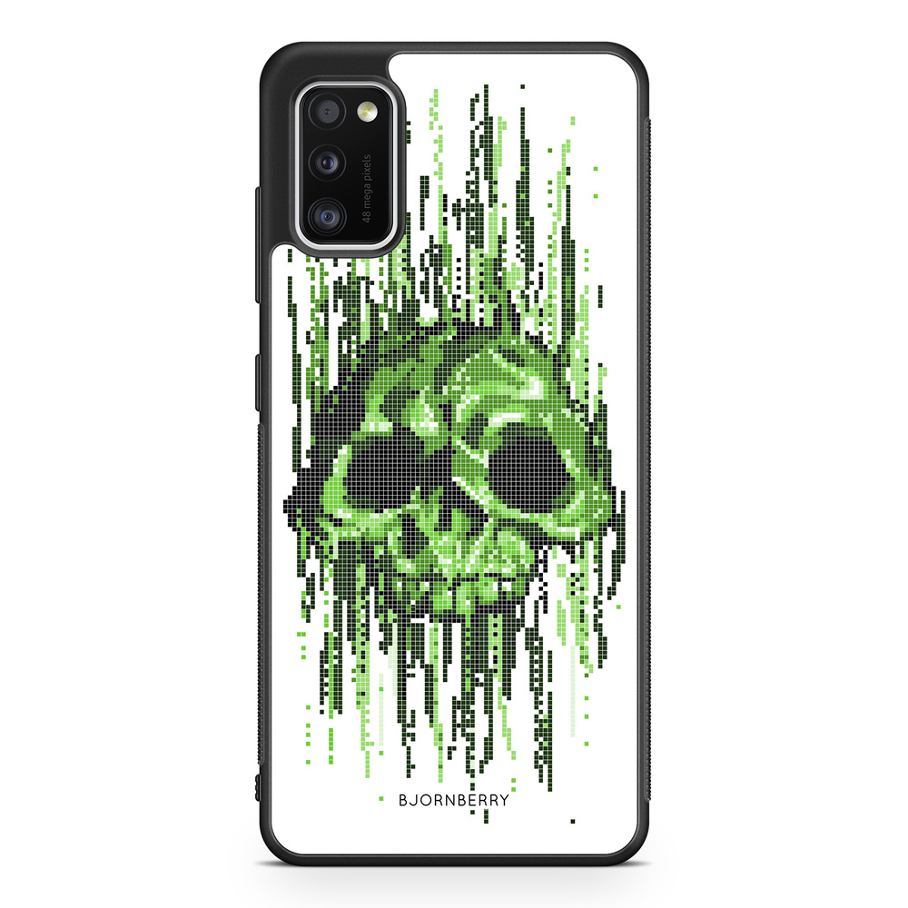 Samsung Galaxy A41 Case - Data Virus Skull