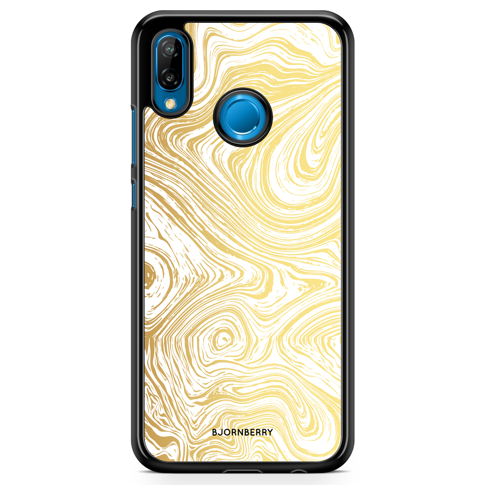 Huawei P20 Lite Case - Gold Marble