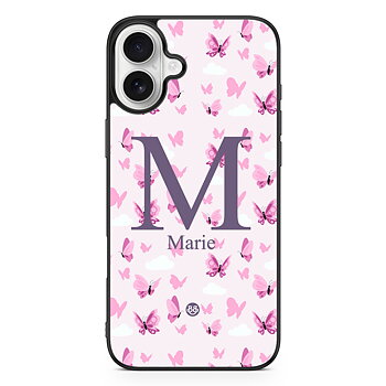 iPhone 16 Plus Custom Case - AWAKEN - Butterfly Pink