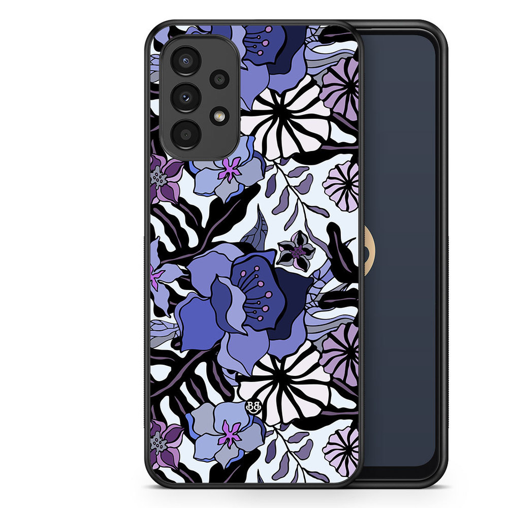 Samsung Galaxy A13 Case - Purple Flowers
