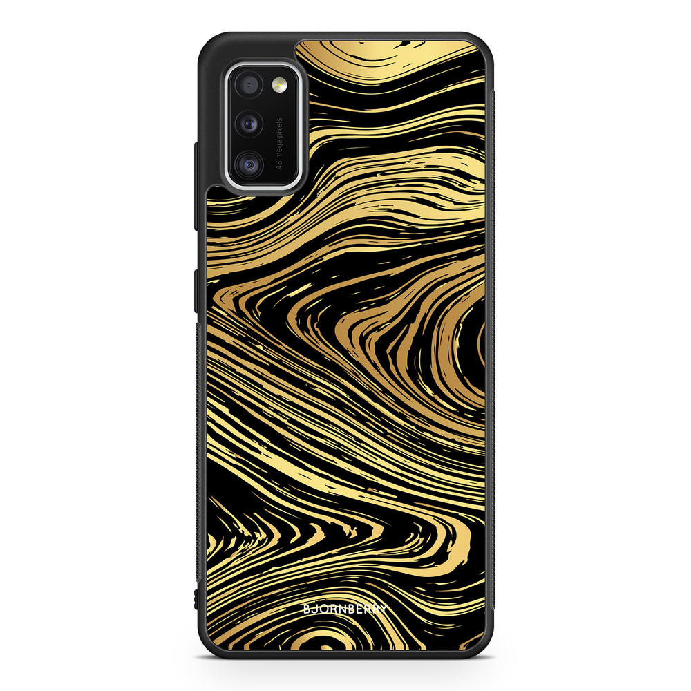 Samsung Galaxy A41 Case - Gold Marble