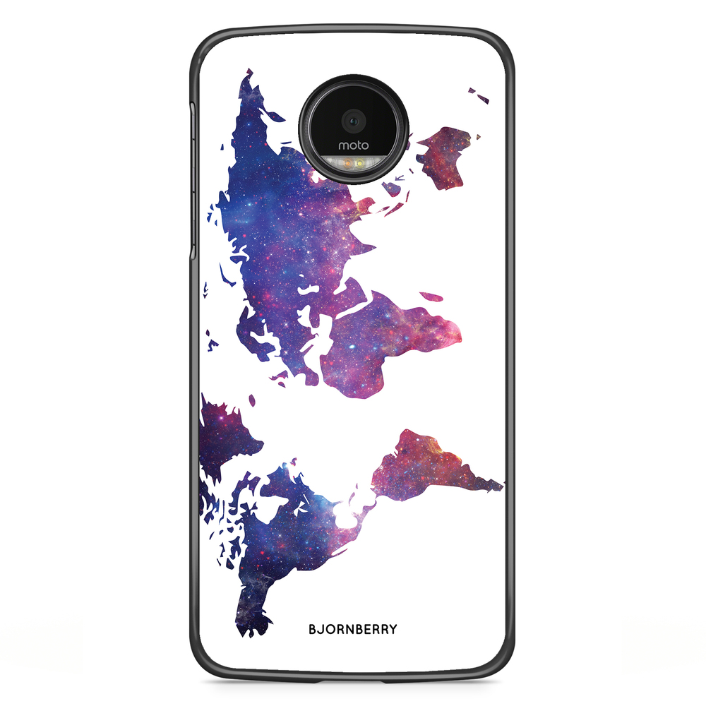 Motorola Moto G5S Plus Case - World Map Space