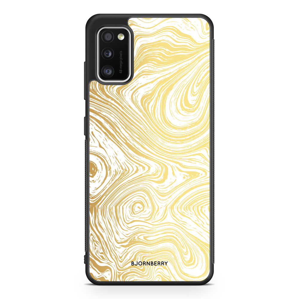 Samsung Galaxy A41 Case - Gold Marble