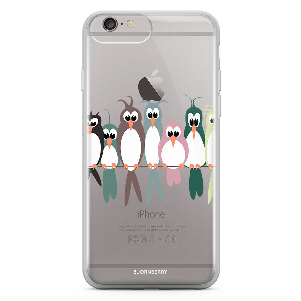 iPhone 6 Plus/6s Plus Fashion Case - Birds on a string
