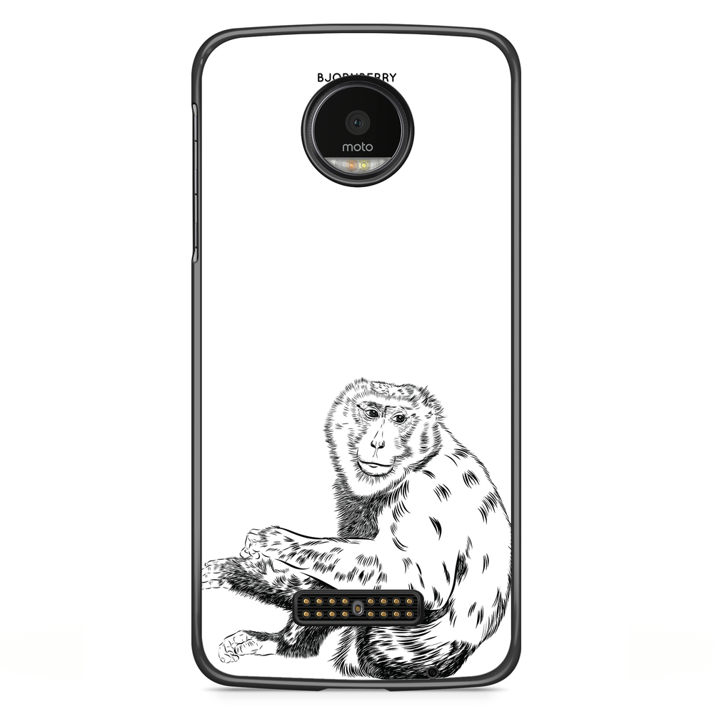 Moto Z2 Play Case - Calm Monkey