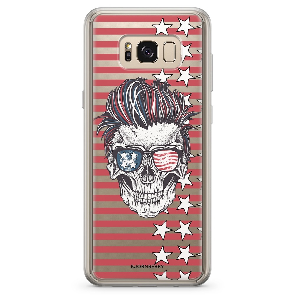 Samsung Galaxy S8 Plus Fashion Case - USA Skull
