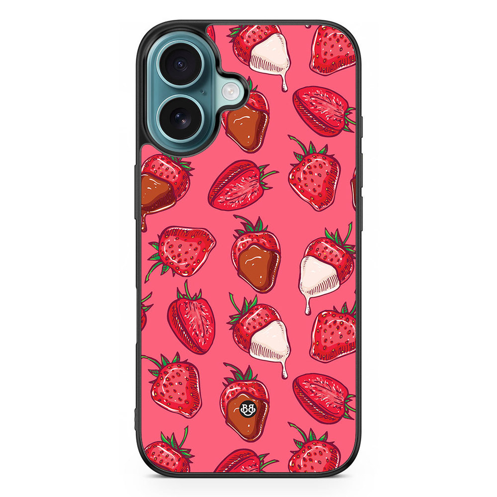 iPhone 16 Case - Strawberry Chocolate