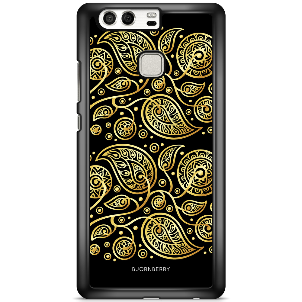 Huawei P9 Case - Gold Flowers