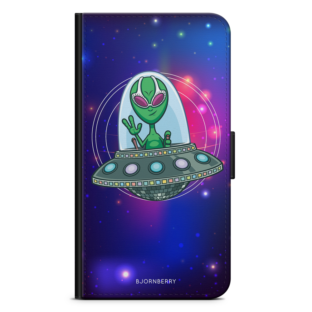 Huawei P Smart (2018) Wallet Case - UFO Alien