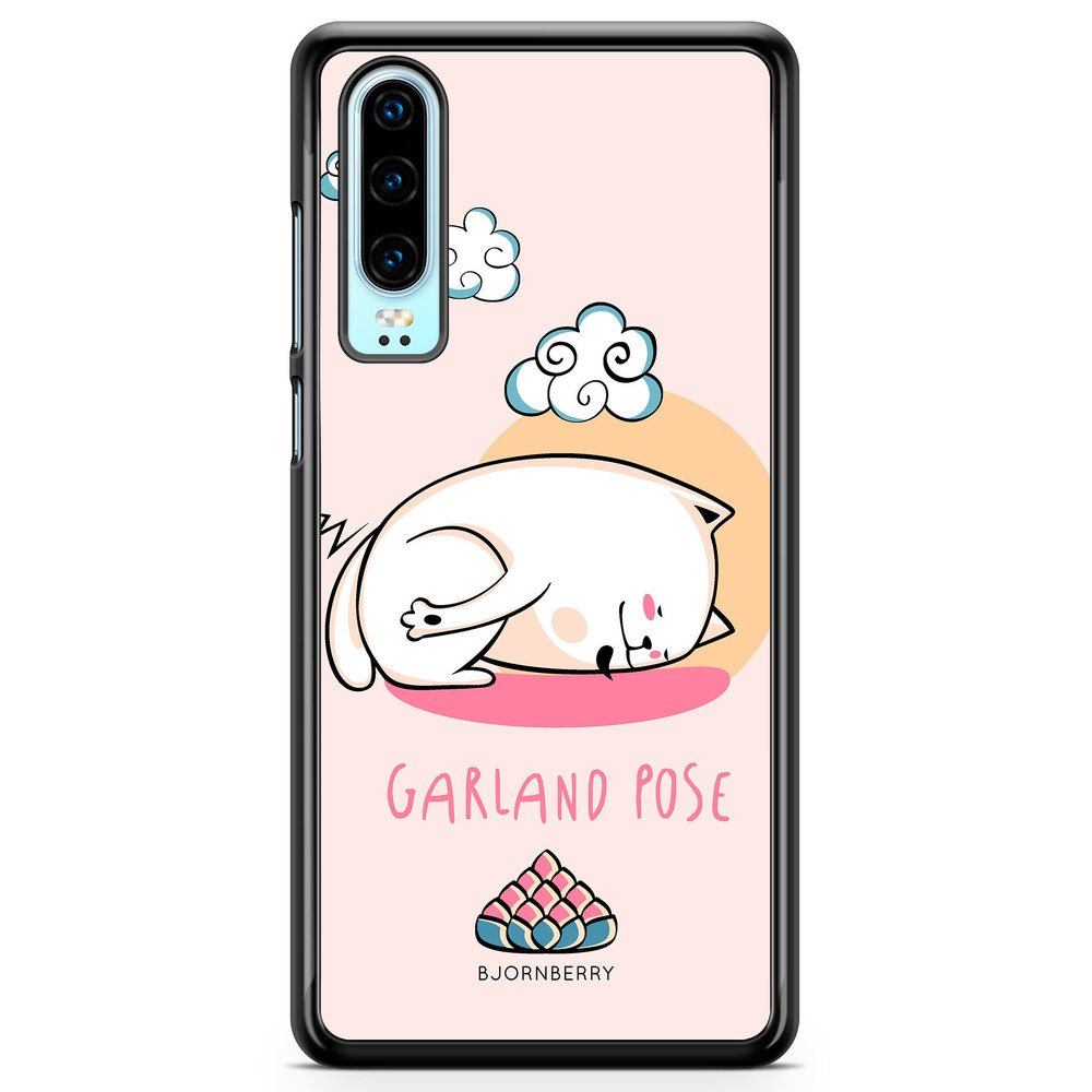 Huawei P30 Case - Yoga Cat Garland