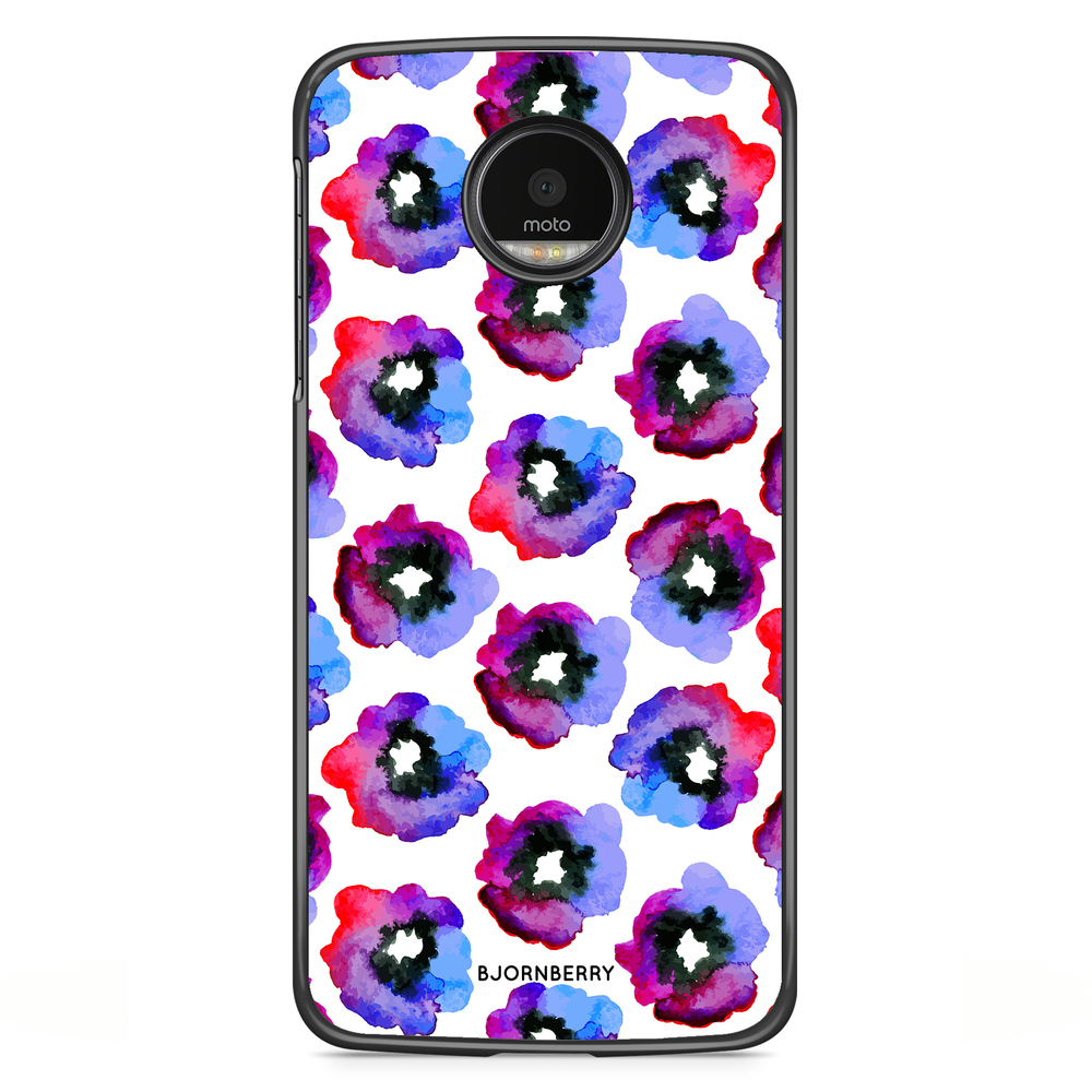 Motorola Moto G5S Plus Skal - Violettblommor