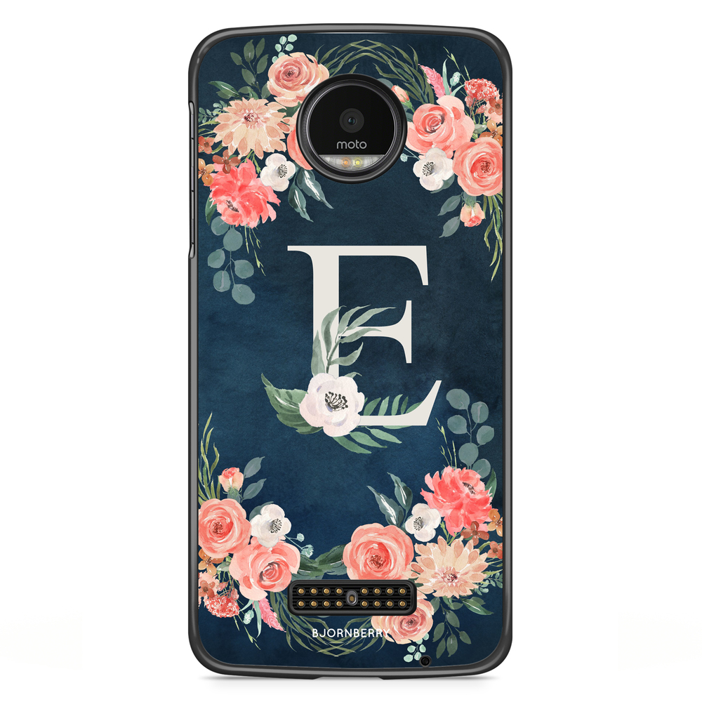 Motorola Moto Z Case - Monogram E