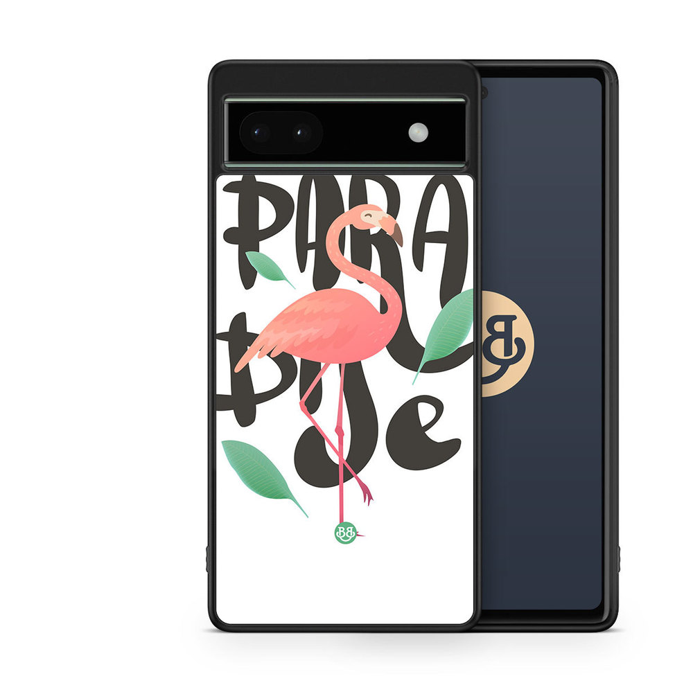 Google Pixel 6a Case - Paradise Flamingo