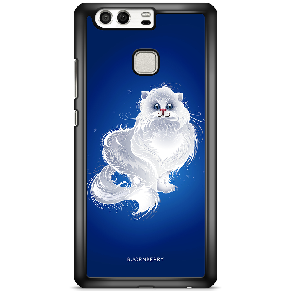 Huawei P9 Case - White Cat