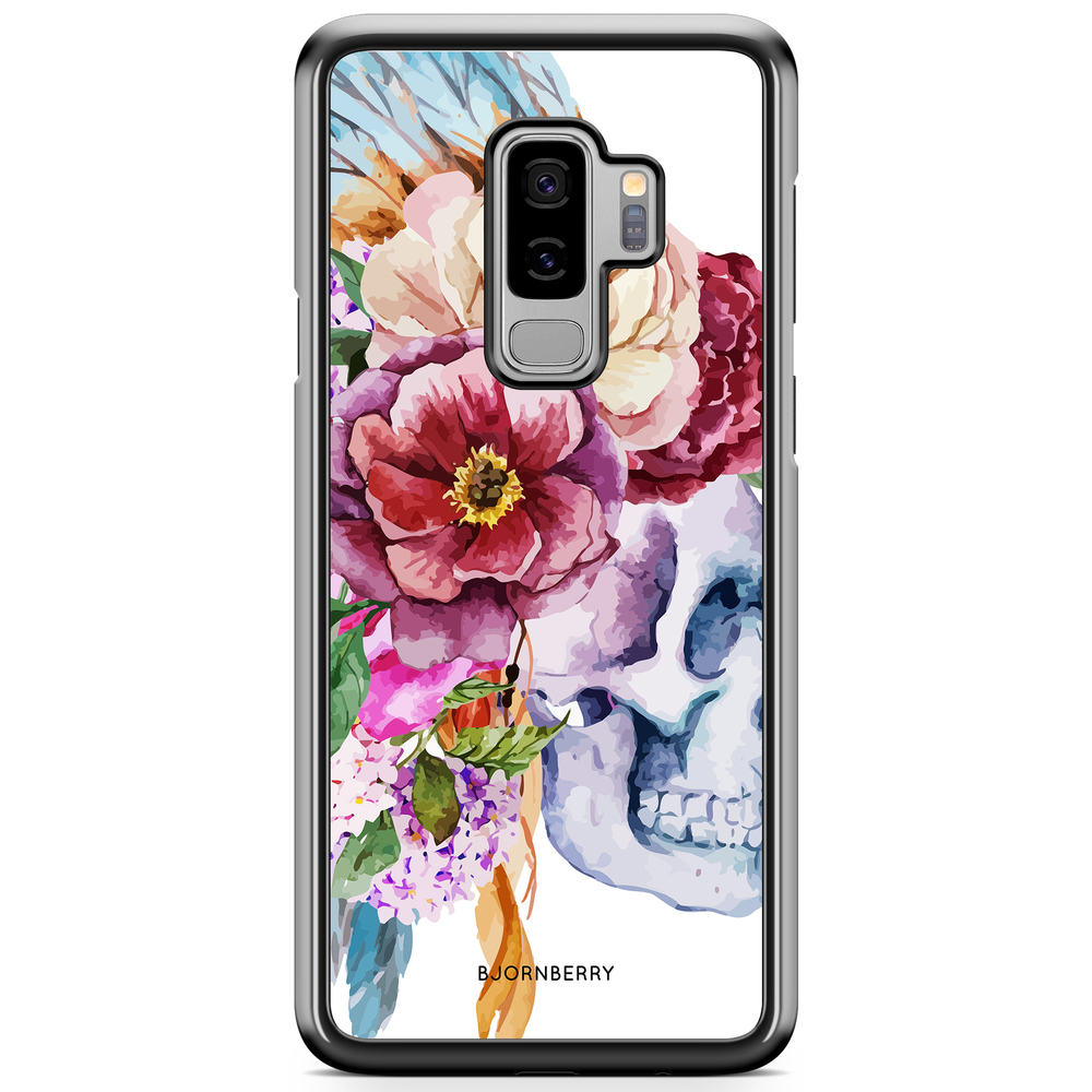 Samsung Galaxy S9 Plus Case - Skull & Flowers