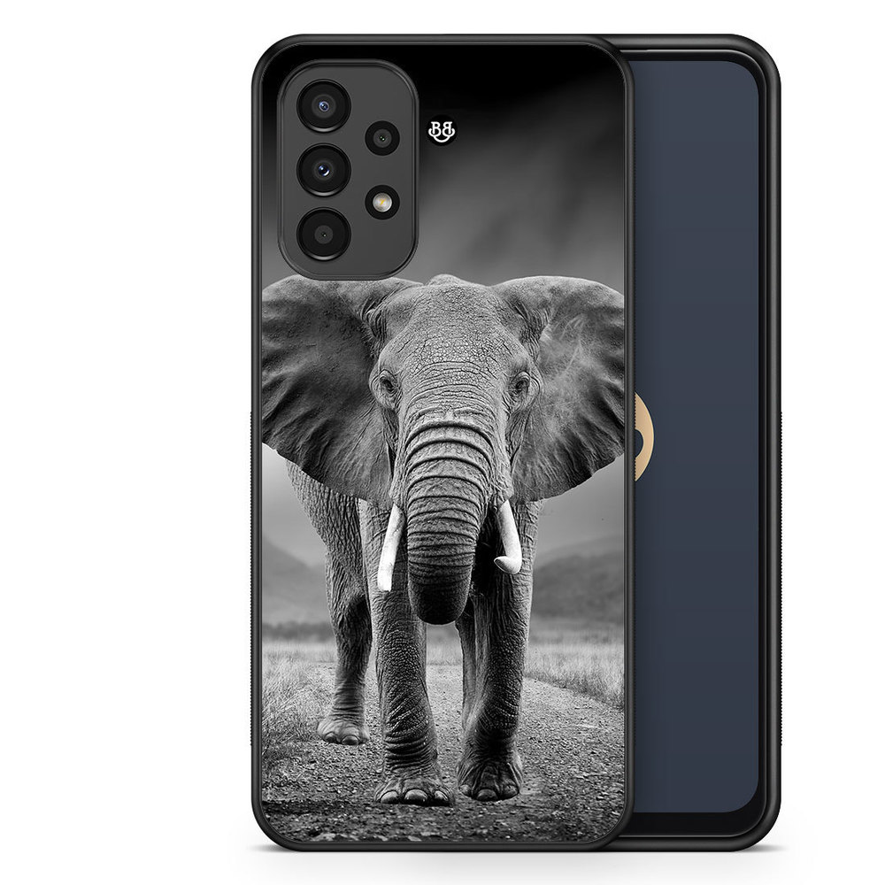Samsung Galaxy A13 Case - Black/white Elephant