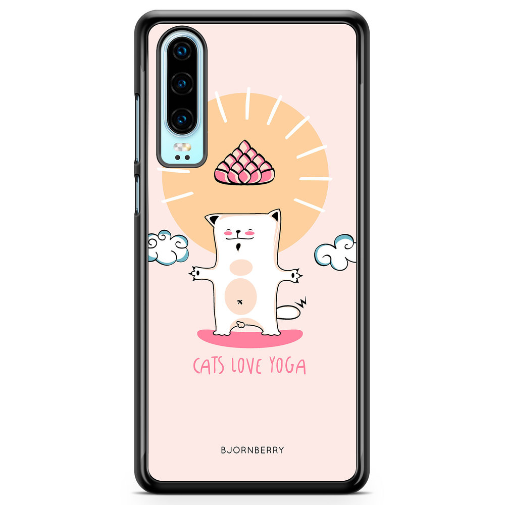 Huawei P30 Case - Yoga Cat Nr1