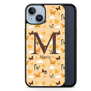 iPhone 14 Plus Custom Case - AWAKEN - Orange Butterfly