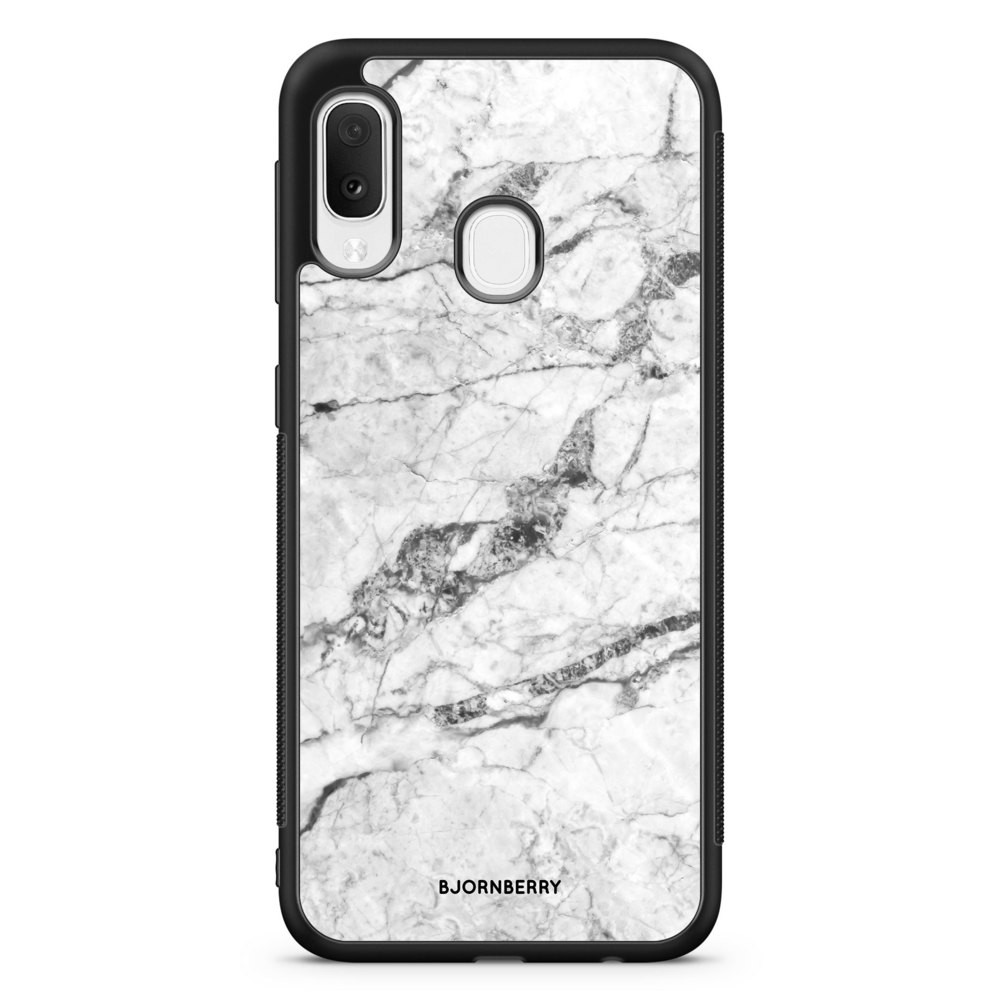 Samsung Galaxy A20e Case - White Marble