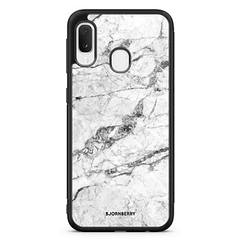 Samsung Galaxy A20e Case - White Marble