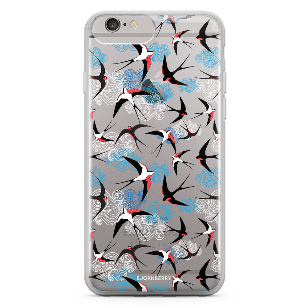 iPhone 6 Plus/6s Plus Fashion Case - Swallows