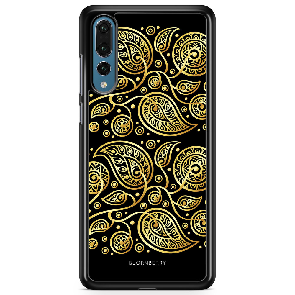 Huawei P20 Pro Case - Gold Flowers