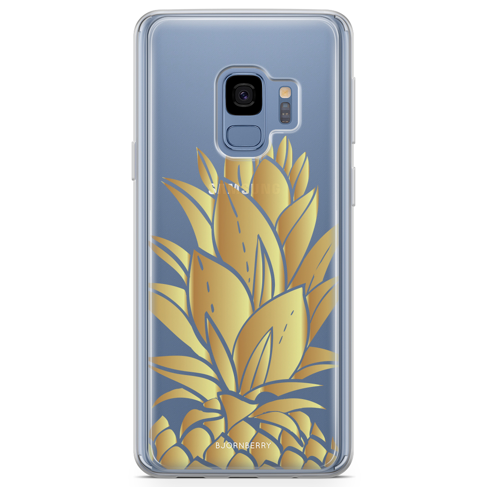 Samsung Galaxy S9 Fashion Case - Gold Pineapple