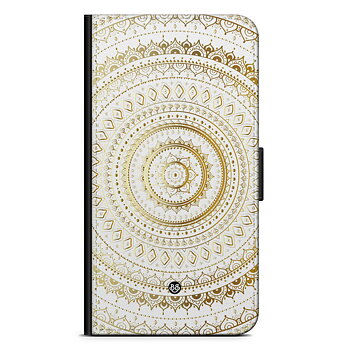 Samsung Galaxy S23 5G Wallet Case - Gold Mandala