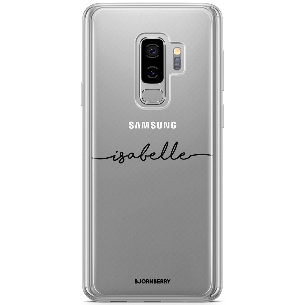 Samsung Galaxy S9 Plus Case Fashion Custom - Name Black