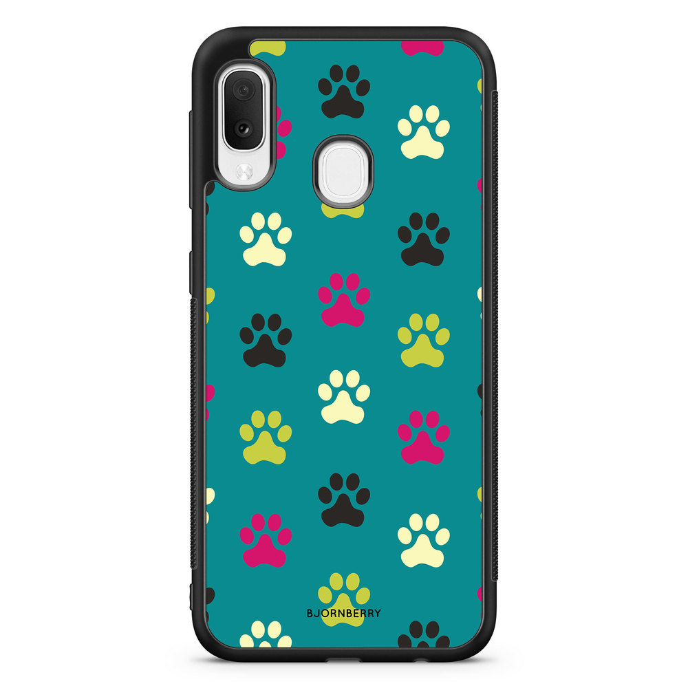 Samsung Galaxy A20e Case - Dog Footprint