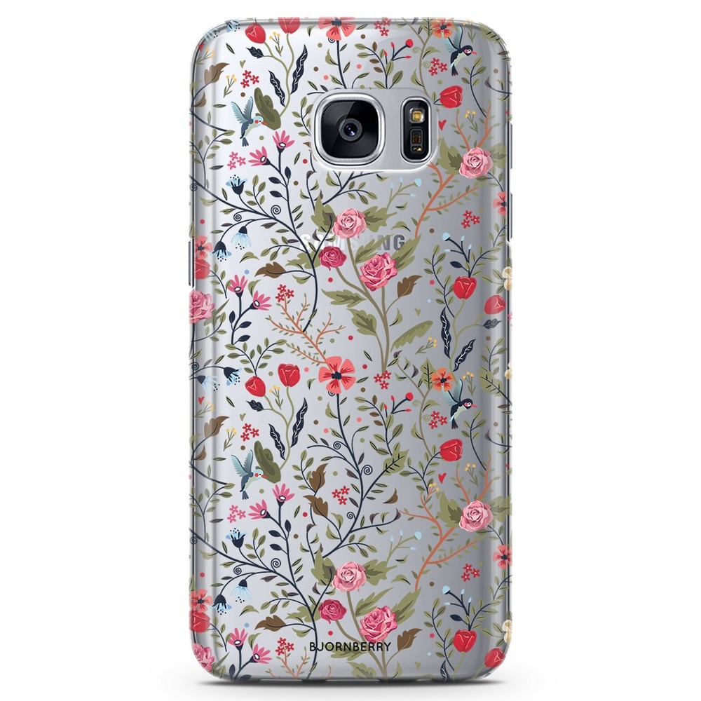 Samsung Galaxy S7 Genomskinligt Skal - Kolibrier | Mobilskal & Mobilfodral BJORNBERRY