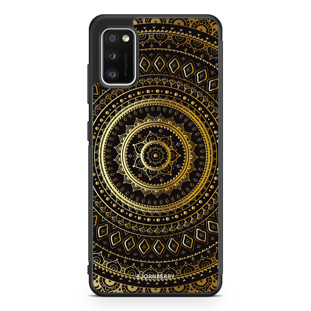 Samsung Galaxy A41 Case - Gold Mandala